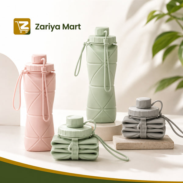 Silicone Foldable Water Bottle 600ML